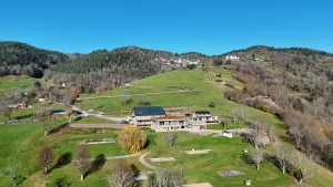 Domaine le H vue du ciel