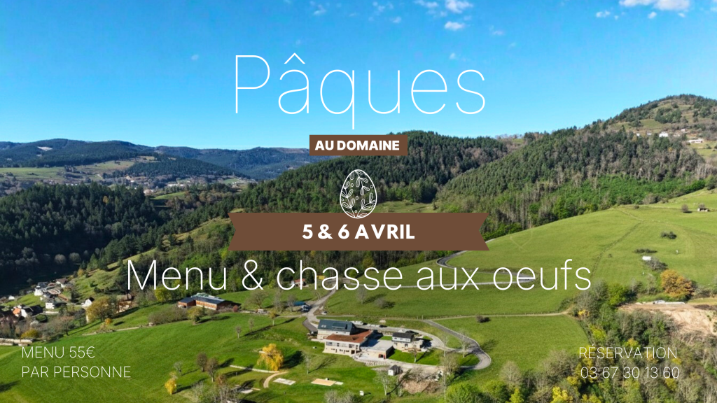 Menu de Pâques & Chasse aux œufs - 5 & 6 avril